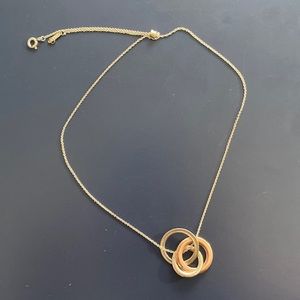 Vintage Tiffany and Co 3 ring necklace AG925